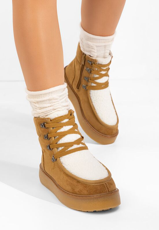 Mποτάκια πλατφόρμα Liraia ταμπά, Μέγεθος: 37- zapatos