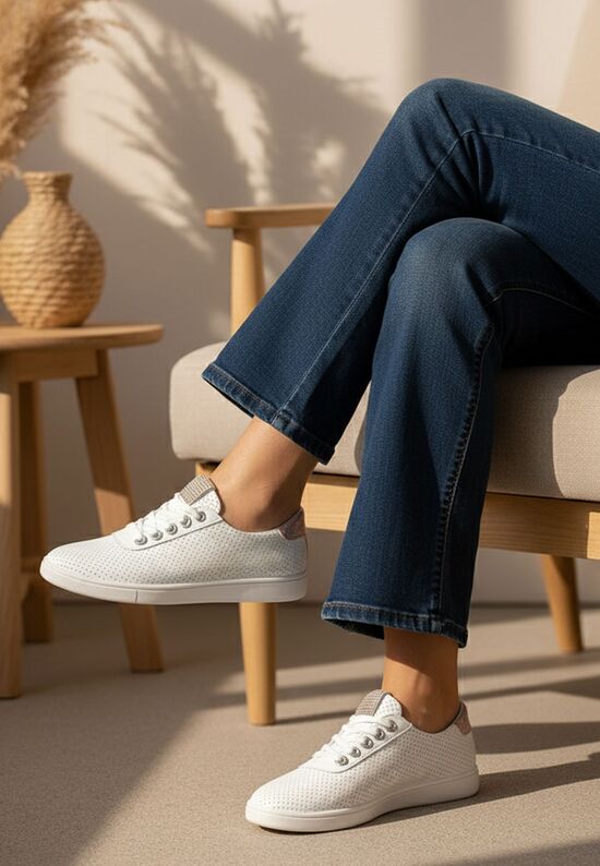 Casual παπουτσια γυναικεια Capricia V3 λευκά, Μέγεθος: 39- zapatos