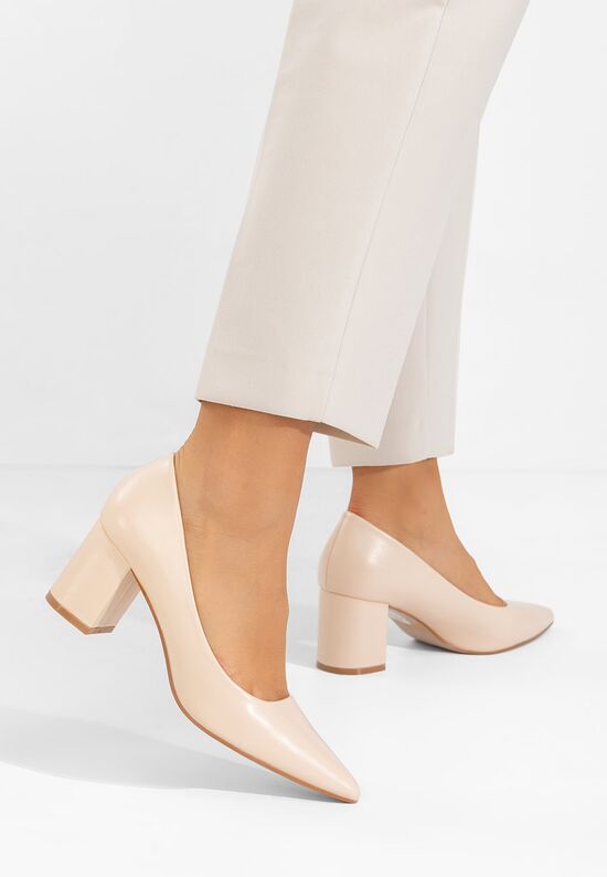 Γοβες Brivara μπεζ, Μέγεθος: 40- zapatos