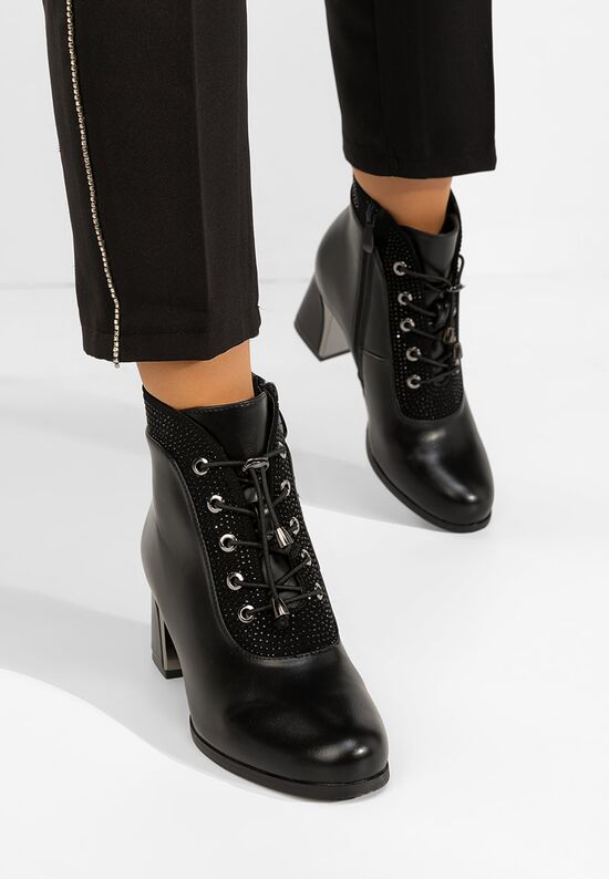 Γυναικεία Μποτάκια Larae V2 Μαύρα, Μέγεθος: 40- zapatos