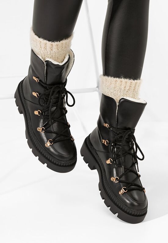 Χειμερινά Αρβυλάκια γυναικείες Solira Μαύρα, Μέγεθος: 36- zapatos