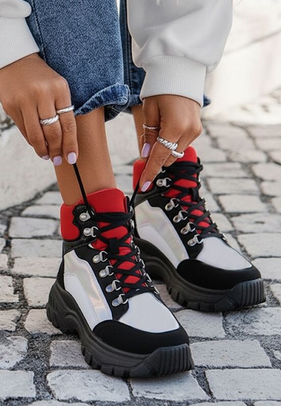 Sneakers αστραγαλου γυναικεια πολυχρωμο Livy, Μέγεθος: 39- zapatos