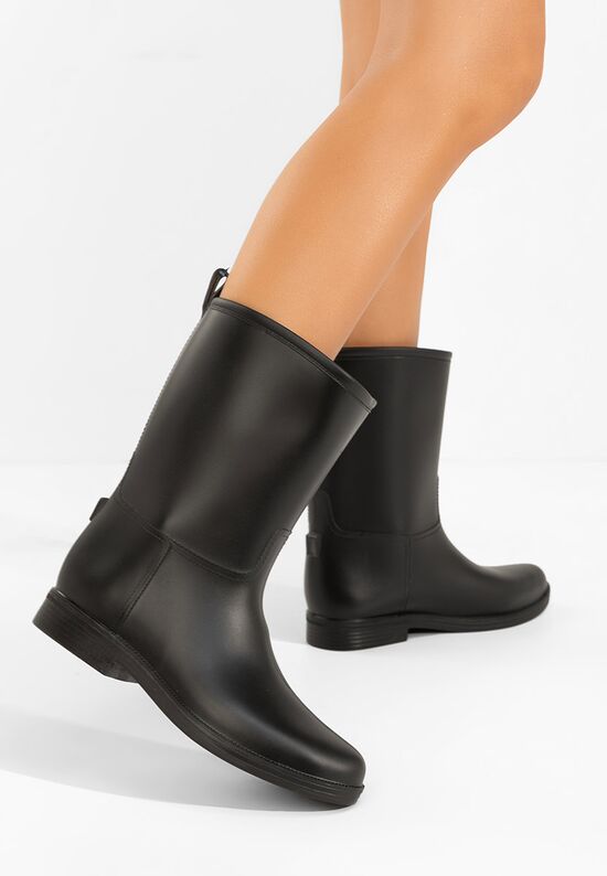 Μπότες βροχής Elisea Μαύρα, Μέγεθος: 40- zapatos