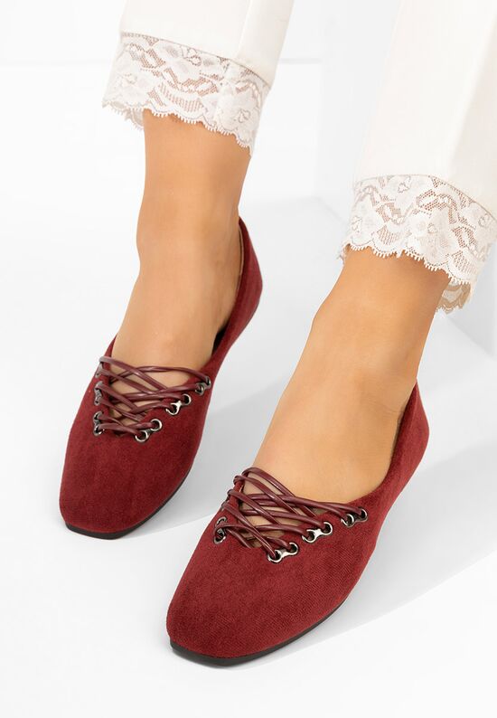 Γυναικείες μπαλαρίνες Carela κοκκινο, Μέγεθος: 36- zapatos