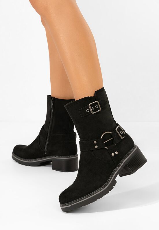 Γυναικεία Μποτάκια Gleira Μαύρα, Μέγεθος: 36- zapatos