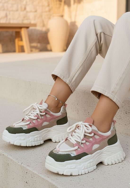 Sneakers με πλατφόρμα Adane V2 πολυχρωμο, Μέγεθος: 39- zapatos