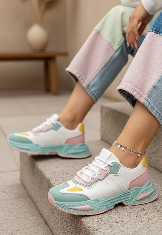 Sneakers γυναικεια Elna πολυχρωμο, Μέγεθος: 40- zapatos