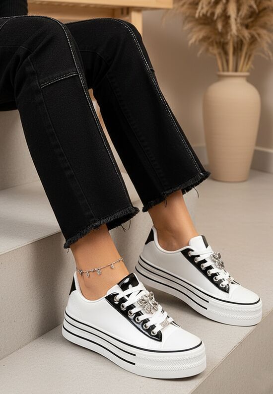 Γυναικεία sneakers Dorotha V2 λευκά, Μέγεθος: 40- zapatos