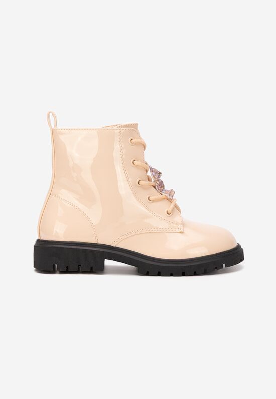 Κοριτσίστικες μποτάκια Andonia μπεζ, Μέγεθος: 32- zapatos