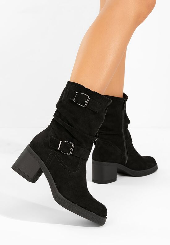 Γυναικείες Μπότες Stefiana V2 Μαύρα, Μέγεθος: 41- zapatos