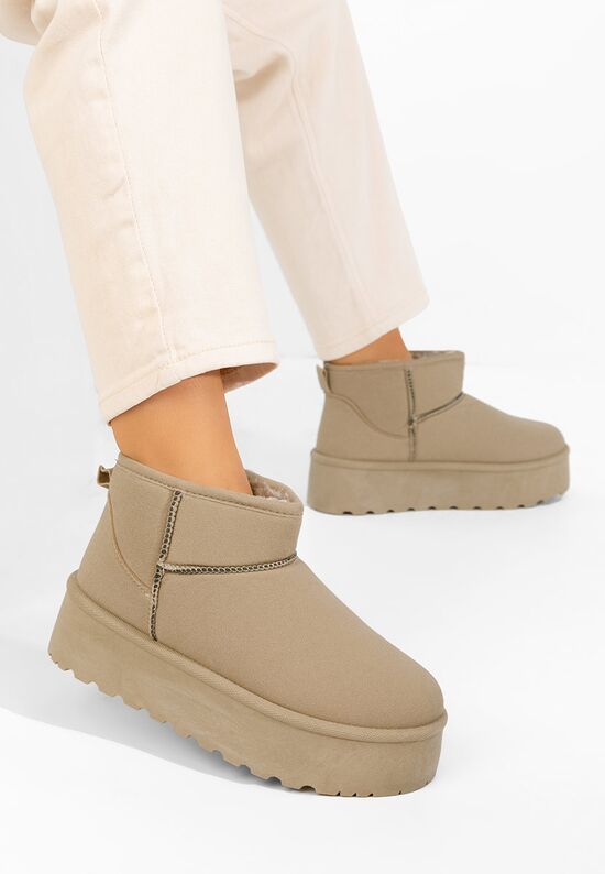 Μπότες τύπου UGG Sereena χακι, Μέγεθος: 40- zapatos