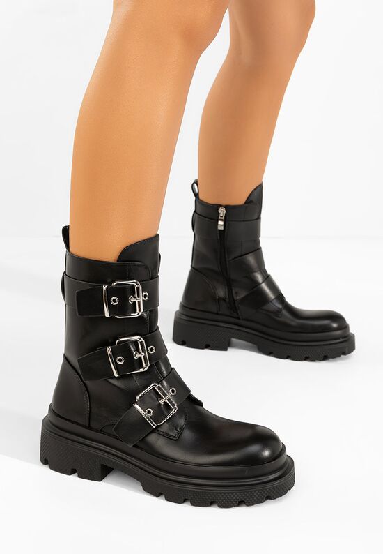 Γυναικείες Μπότες Mioala Μαύρα, Μέγεθος: 36- zapatos