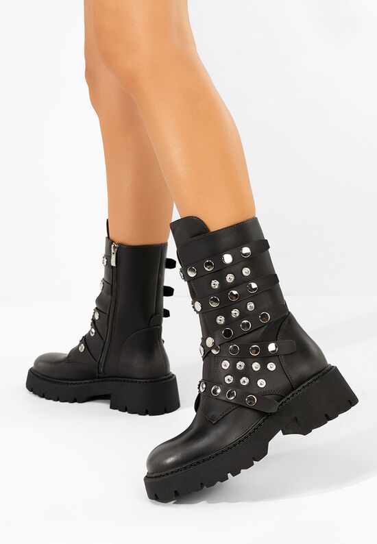 Γυναικεία μποτάκια Lottie γκρι, Μέγεθος: 38- zapatos