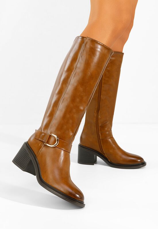 Μπότες με χοντρό τακούνι Nistoria ταμπά, Μέγεθος: 37- zapatos