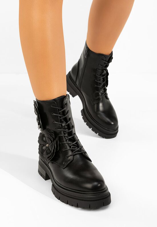 μποτακια πλατφορμεσ Penda Μαύρα, Μέγεθος: 40- zapatos