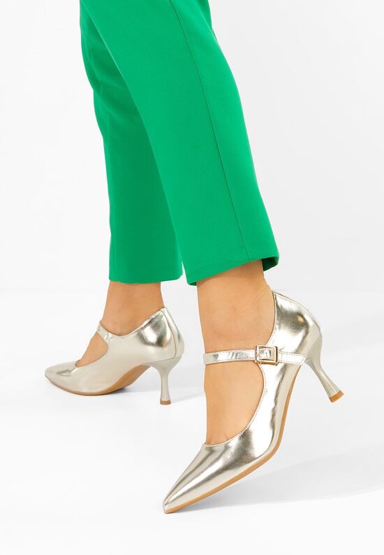 Γόβες στιλέτο Rosilla χρυσο, Μέγεθος: 41- zapatos