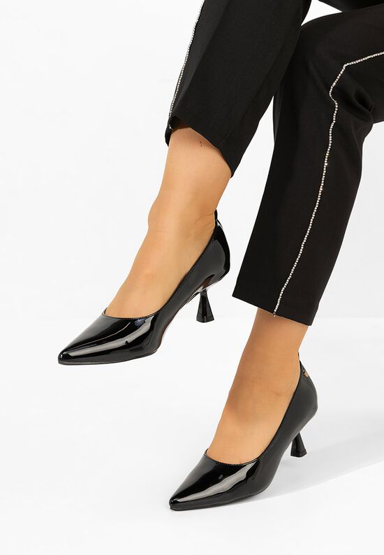 Γόβες στιλέτο Ovelira V2 μαύρα, Μέγεθος: 37- zapatos