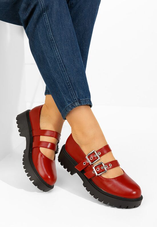 Casual παπουτσια γυναικεια Geovania μπορντό, Μέγεθος: 38- zapatos