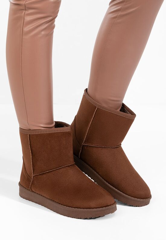 Μπότες τύπου UGG Meloria καφε, Μέγεθος: 37- zapatos