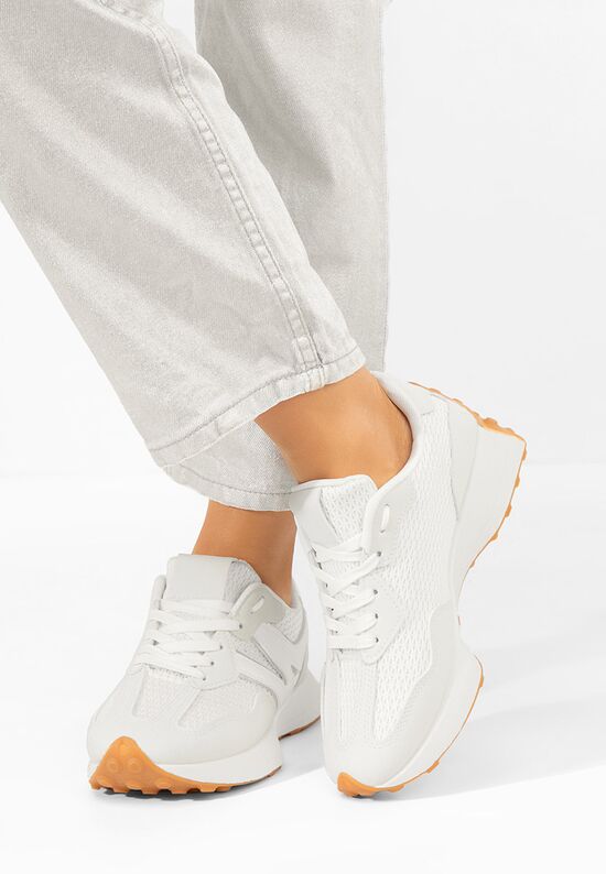 Sneakers γυναικεια Arkana λευκά, Μέγεθος: 39- zapatos