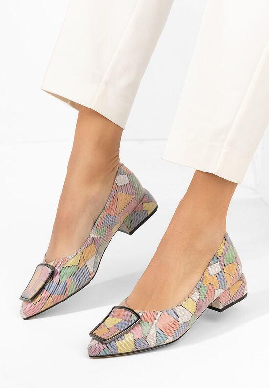 Γόβες με χαμηλό τακούνι Darila πολυχρωμο, Μέγεθος: 38- zapatos