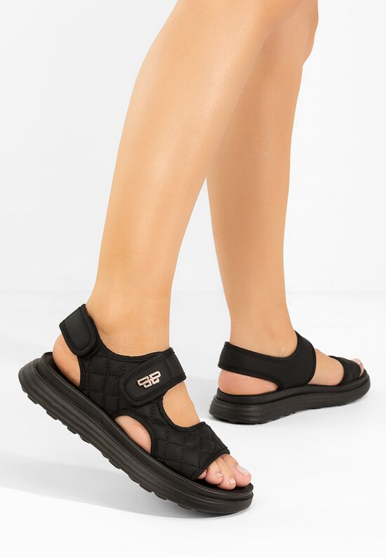 Γυναικεία σανδάλια Axela Μαύρα, Μέγεθος: 37- zapatos