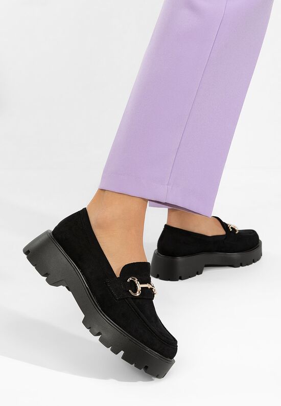 Loafers γυναικεια Belvina μαύρα, Μέγεθος: 38- zapatos