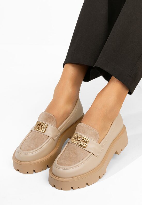 Loafers γυναικεια Karamela χακι, Μέγεθος: 36- zapatos