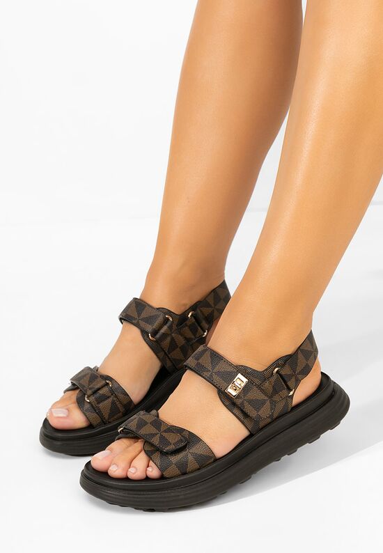 Γυναικεία σανδάλια Gennia Μαύρα, Μέγεθος: 40- zapatos