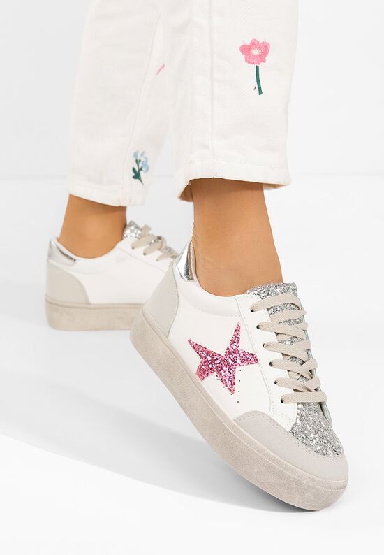 Sneakers γυναικεια Steliama V2 λευκά, Μέγεθος: 37- zapatos