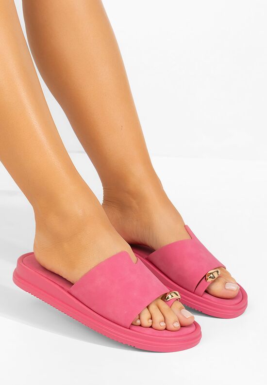 Παντόφλες γυναικειεσ Zorana φούξια, Μέγεθος: 36- zapatos