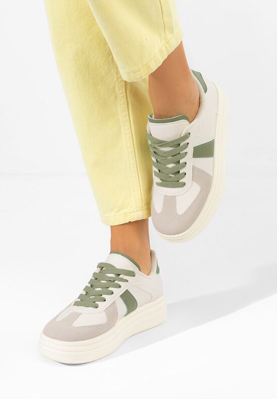 Sneakers με πλατφόρμα Serinia V2 λευκά, Μέγεθος: 41- zapatos