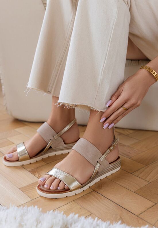 Γυναικεία σανδάλια Sheilla χακι, Μέγεθος: 41- zapatos