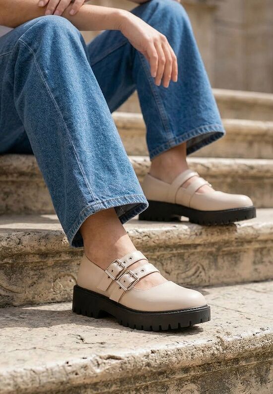 Casual παπουτσια γυναικεια Geovania μπεζ, Μέγεθος: 40- zapatos