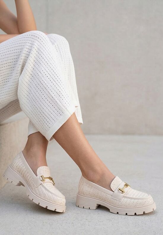 Μοκασίνια γυναικεια Latrice μπεζ, Μέγεθος: 38- zapatos