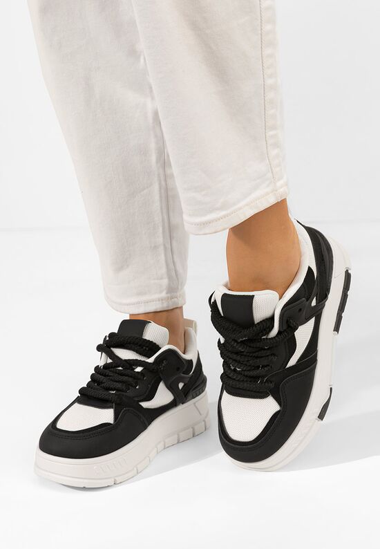 Sneakers με πλατφόρμα Rosallia μαύρα, Μέγεθος: 37- zapatos