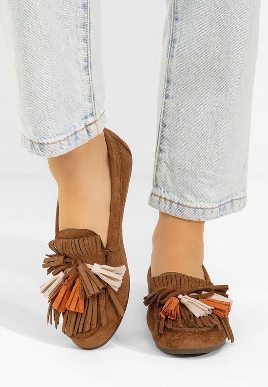 Μοκασίνια γυναικεια Sedania ταμπά, Μέγεθος: 38- zapatos