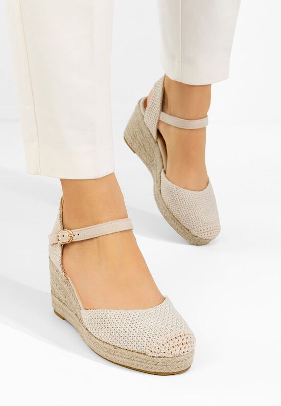 εσπαντρίγιεσ ψηλεσ Paty μπεζ, Μέγεθος: 40- zapatos