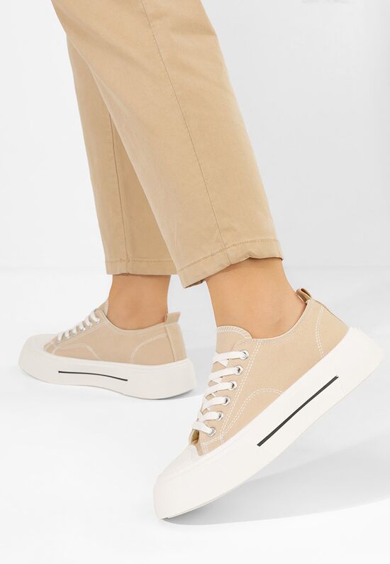 Γυναικεία sneakers Jessia V2 μπεζ, Μέγεθος: 36- zapatos