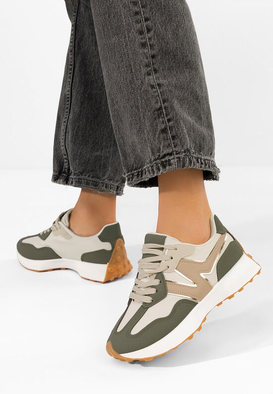 Sneakers γυναικεια Aminay πρασινο, Μέγεθος: 39- zapatos