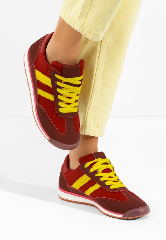 Sneakers γυναικεια Catia μπορντό, Μέγεθος: 41- zapatos