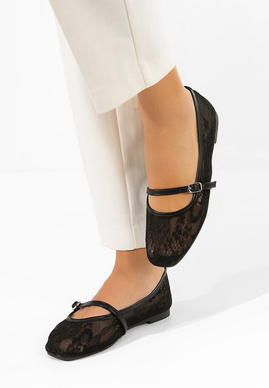 Γυναικεία μπαλαρίνεσ Corelay μαύρα, Μέγεθος: 39- zapatos