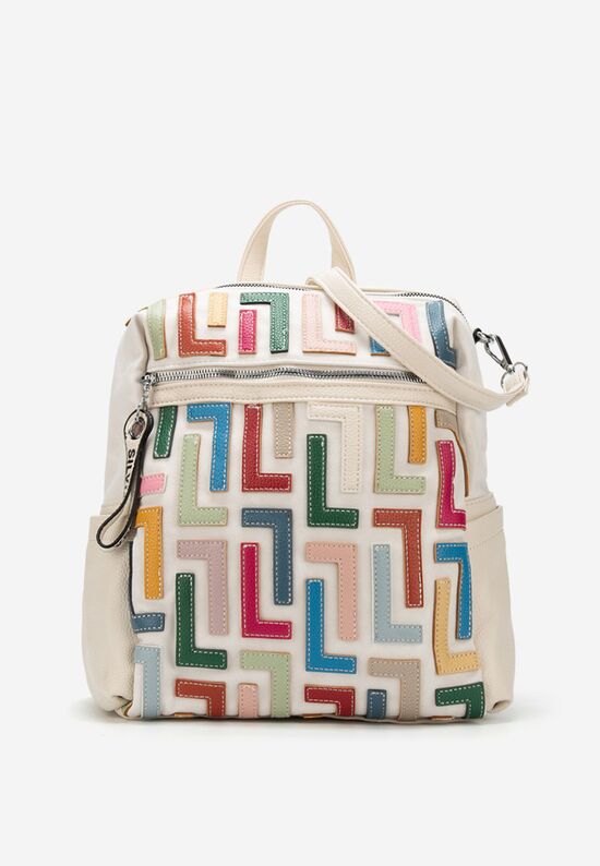 Γυναικείο σακίδιο Silvia Rosa 6129 μπεζ, Μέγεθος: ONE SIZE- zapatos