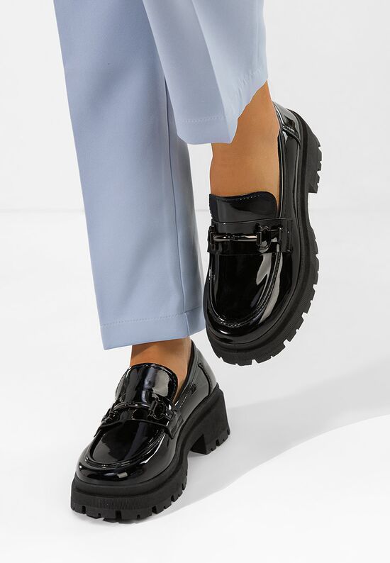 Loafers γυναικεια Elvilia μαύρα, Μέγεθος: 37- zapatos