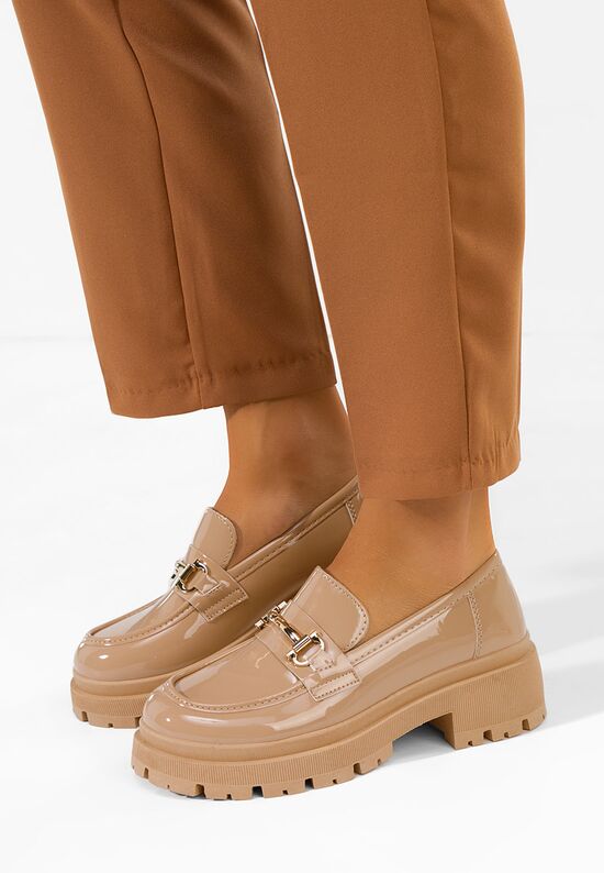 Loafers γυναικεια Elvilia χακι, Μέγεθος: 39- zapatos