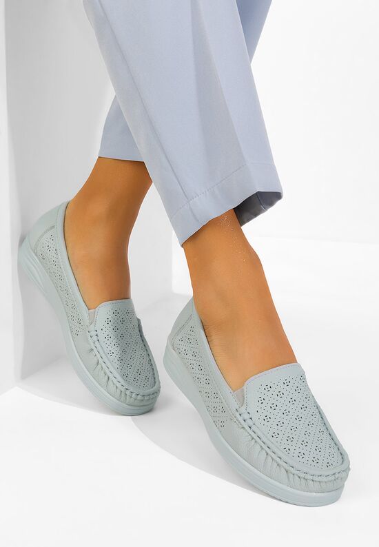 Μοκασίνια γυναικεια Valelia μπλε, Μέγεθος: 37- zapatos