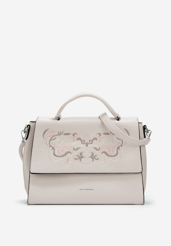 Τσάντα Χεριού Silvia Rosa 5956 λευκά, Μέγεθος: ONE SIZE- zapatos