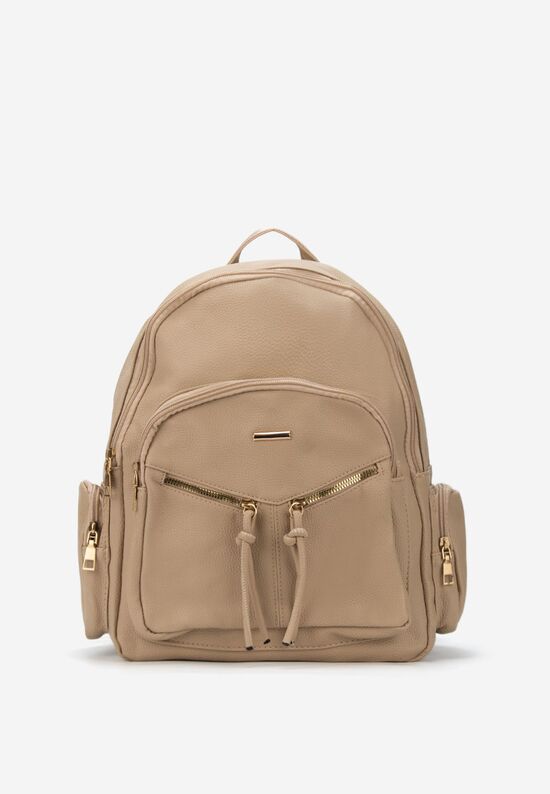 Γυναικείο σακίδιο Milesia μπεζ, Μέγεθος: ONE SIZE- zapatos