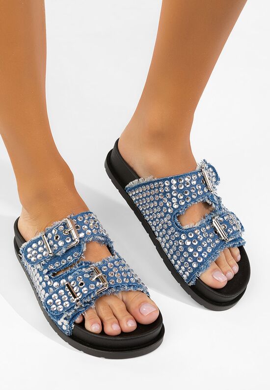 Γυναικεία παπούτσια cu talpa inalta Anamia V2 Τζιν, Μέγεθος: 38- zapatos