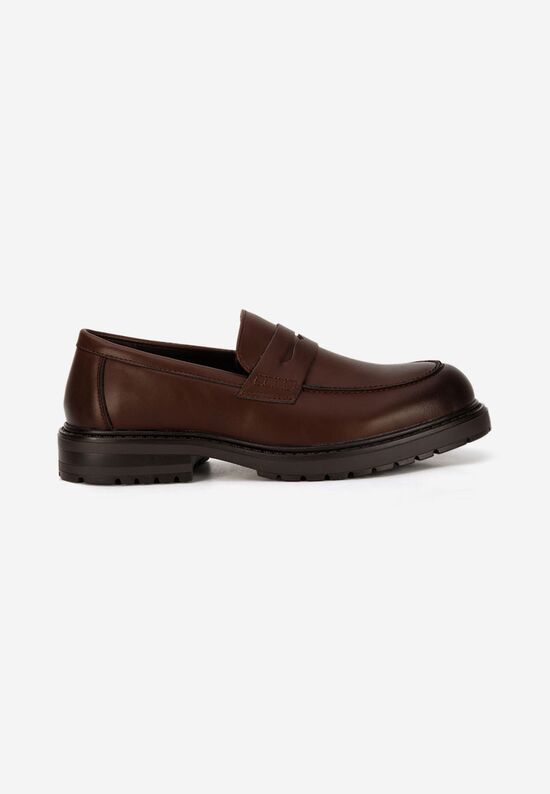 Mοκασινια ανδρικά Hadrian καφε, Μέγεθος: 45- zapatos